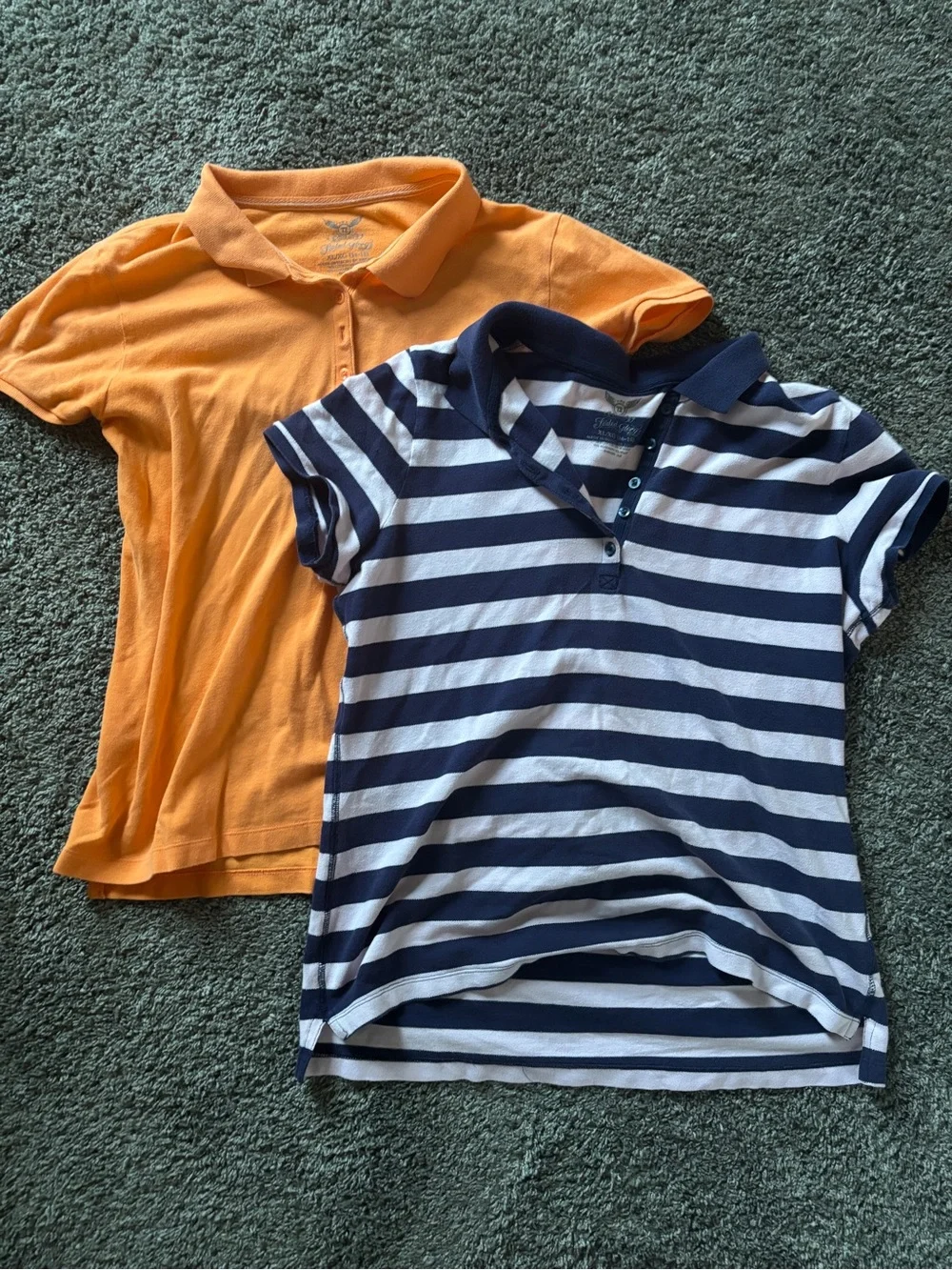 Faded Glory Women's Polo Shirts Bundle Pack - Set of 2
